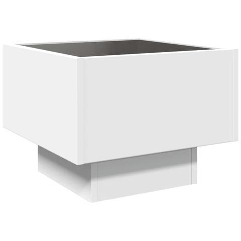 Tavolino Con Led Bianco 40x40x30 Cm In Legno Multistrato - Foto 11