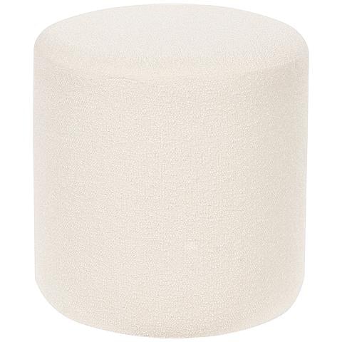 Pouf Moab Bouclé Bianco - Foto 7