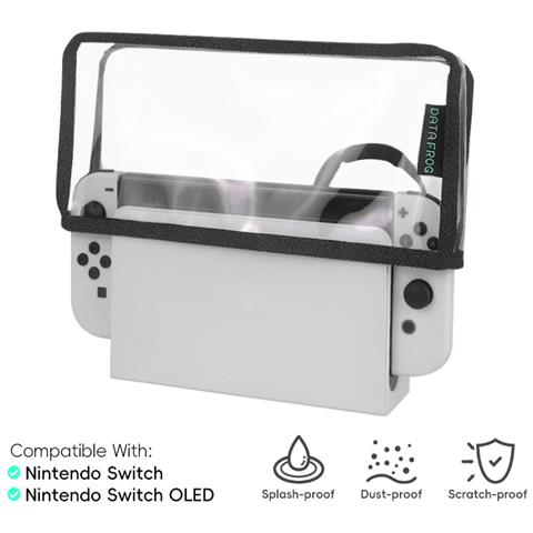 Copertura Protettiva Antipolvere Trasparente Per Console Nintendo Switch Oled - Foto 2