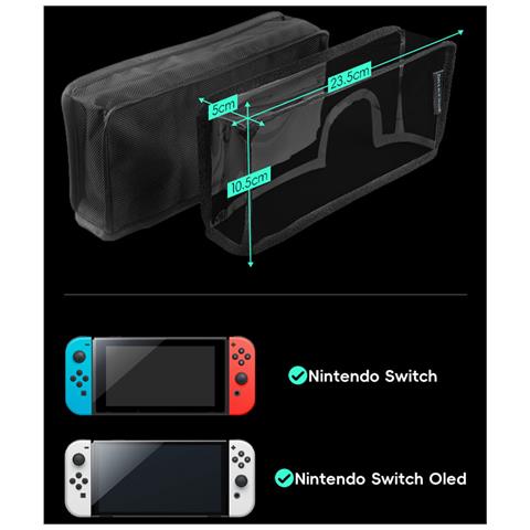 Copertura Protettiva Antipolvere Trasparente Per Console Nintendo Switch Oled - Foto 4