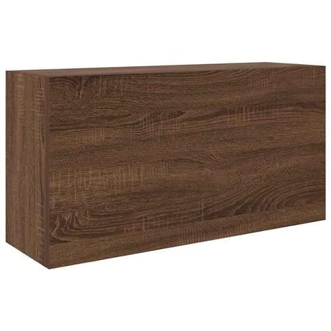 Armadietto Bagno Rovere Marrone 80x25x40 Cm In Truciolato - Foto 2