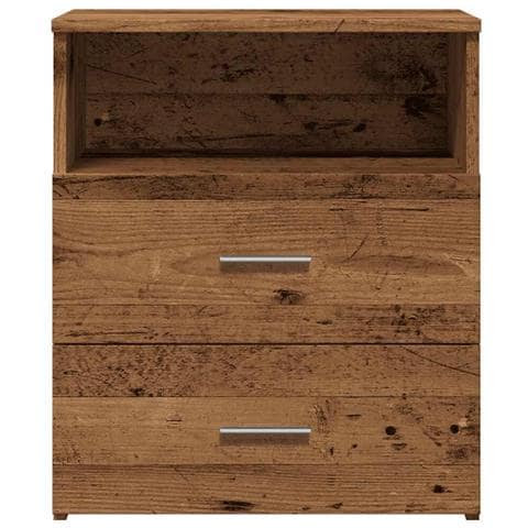 Comodini Legno Antico 2 Pz 50x32x60 Cm In Legno Multistrato - Foto 2
