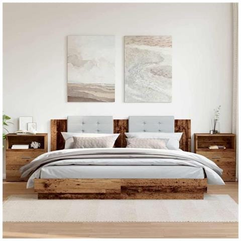 Comodini Legno Antico 2 Pz 50x32x60 Cm In Legno Multistrato - Foto 10