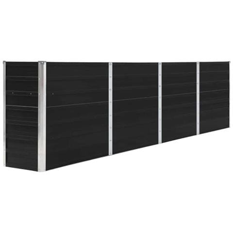 Letto Di Coltura Rialzato 320x40x77cm Acciaio Zincato Antracite - Foto 1