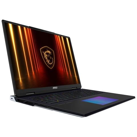 Titan 18 HX AI A2XWIG NVIDIA GeForce R Intel Core Ultra 9 285HX Computer portatile 45,7 cm (18") UHD+ 64 GB DDR5-SDRAM 6 TB SSD NVIDIA GeForce RTX 5080 Wi-Fi 7 (802.11be) Windows 11 Pro Nero - Foto 15