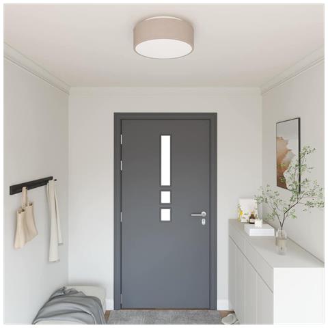 Lampade da soffitto a incasso tortora Ø 38 cm tessuto E27 - Foto 2