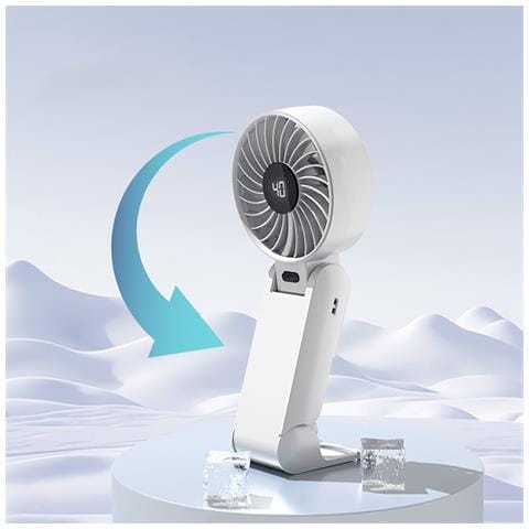 Ventilatore Portatile Da Collo Con Cordino White - Foto 2