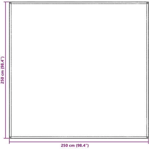 Accessorio per Tende Blu-grigio Polietilene 250 x 250 cm - Foto 8