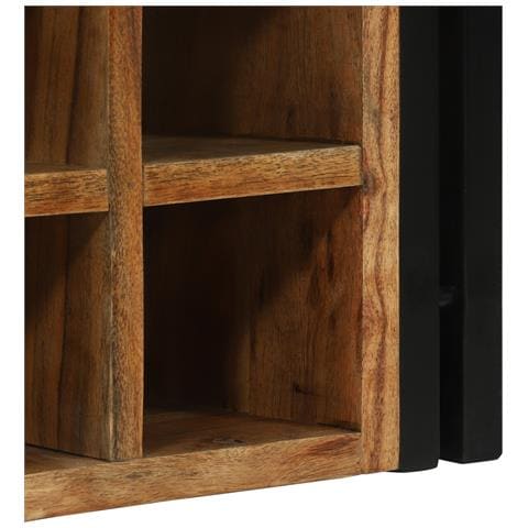 Portabottiglie 46x35x27.5 cm Legno Massello di Acacia - Foto 9