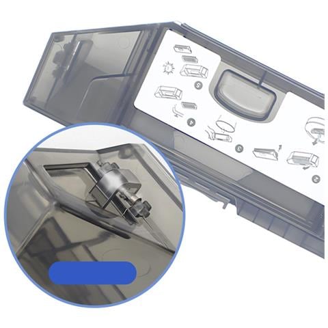 Contenitore Polvere Compatibile Con Robot Aspirapolvere Stone G20s Ultra, Colore Grigio, Materiale Abs, Ricambio Per Scatola Raccolta Sporco - Foto 2