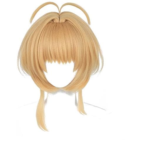 Parrucca Cosplay Dorata Con Codini - Fibra Ad Alta Temperatura, Perfetta Per Il Role Play Anime - Foto 1