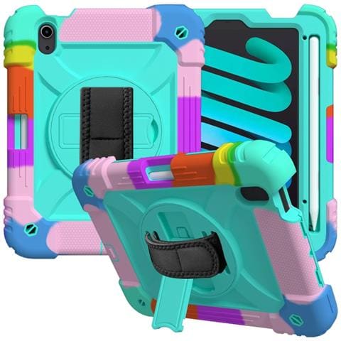 Custodia Per Ipad Mini 6 8.3"" Con Supporto E Tracolla Colorata - Foto 1