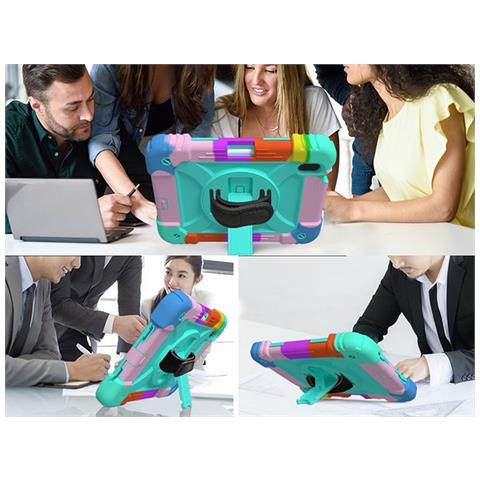 Custodia Per Ipad Mini 6 8.3"" Con Supporto E Tracolla Colorata - Foto 4