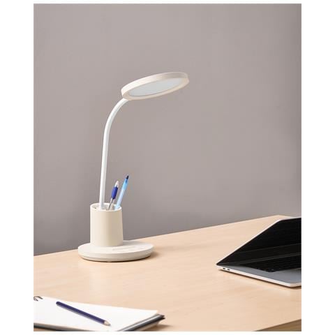 Lampada Da Scrivania A Led Vela Con Dimmer Beige Chiaro - Foto 1