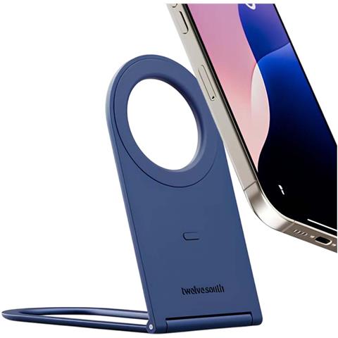 Supporto Magsafe Per Iphone Ultra Sottile E Pieghevole Serie Curve Nano, Blu - Foto 1