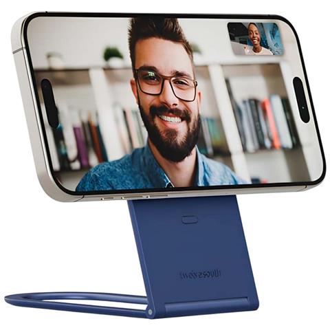 Supporto Magsafe Per Iphone Ultra Sottile E Pieghevole Serie Curve Nano, Blu - Foto 2