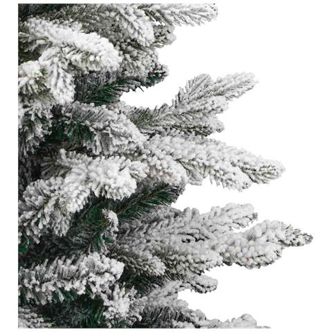 Albero di Natale Artificiale con Rami Pieghevoli Bianco 150 cm - Foto 9