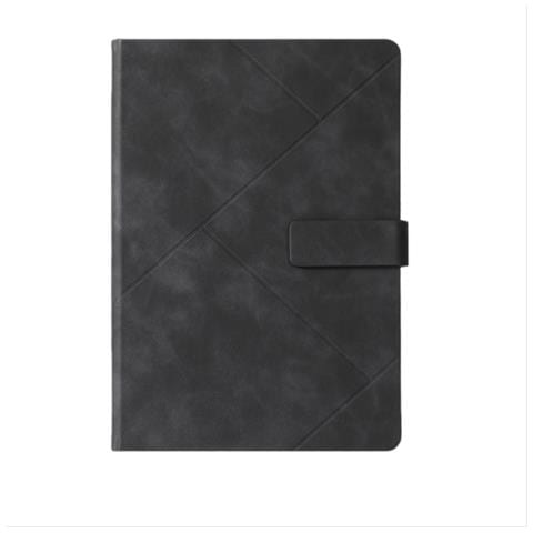 Quaderno Retro Europeo - Diario Vintage Con Chiusura A Fermaglio Black - Foto 1