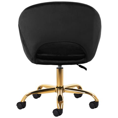 sedia girevole QS-MF18G nera - Foto 2