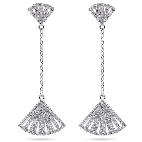 Orecchini Lunghi Mare Color Argento - Foto 5