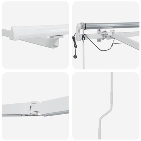 Struttura della tenda Bianco 3 x 2,5 m Alluminio - Foto 9