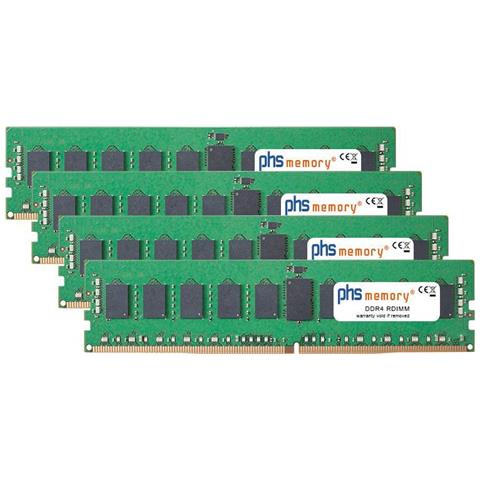 Memoria Phs 64gb (4x16gb) Kit Lettore Ram Per Apple Imac Pro '14-core' 2.5ghz 68,60cm (27"") (5k, Fine 2017) Ddr4 Rdimm 2666mhz Pc4-2666v-r (sp258398) - Foto 1