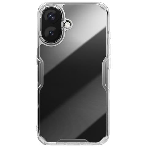 Cover per iPhone 16 - TPU+PC, Trasparente - Foto 1