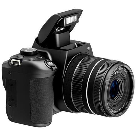 Fotocamera Digitale 4k Uhd 64 Mp Voyager Dc700, Fotocamera Con Wi-fi, Stabilizzazione Anti Shake, Rilevamento Del Volto, Flash Xenon, Zoom Ottico 10x, Schermo Ips 2,88”, Usb-c, Microsd 256 Gb - Foto 2