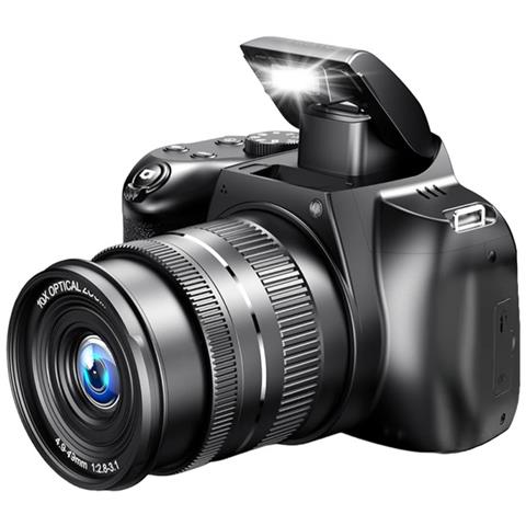 Fotocamera Digitale 4k Uhd 64 Mp Voyager Dc700, Fotocamera Con Wi-fi, Stabilizzazione Anti Shake, Rilevamento Del Volto, Flash Xenon, Zoom Ottico 10x, Schermo Ips 2,88”, Usb-c, Microsd 256 Gb - Foto 4