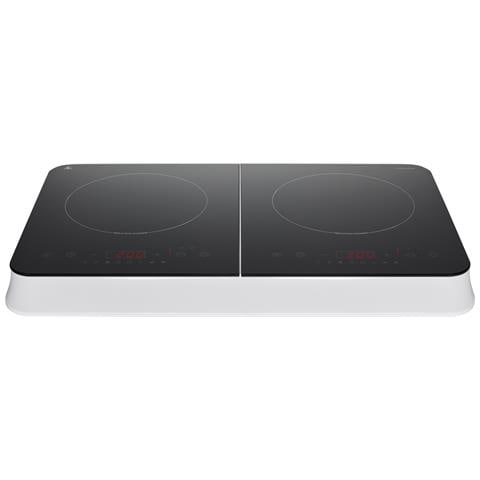 MD 18493 Nero, Bianco Superficie piana 60 cm Piano cottura a induzione 2 Fornello (i) - Foto 5