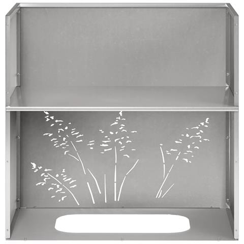 Vaso da giardino 2 pz Argento 50 x 30 x 49 cm Acciaio Inox - Foto 9