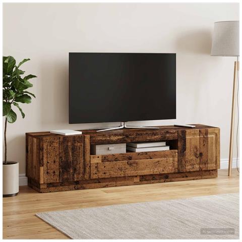 Mobile TV LED Legno antico Legno ingegnerizzato - Foto 2