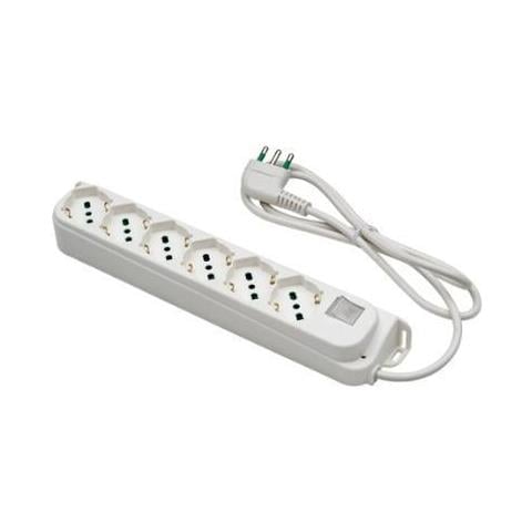 Multipresa a 6 uscite 2P+T 16 A cavo 1,5 mt  - Foto 2