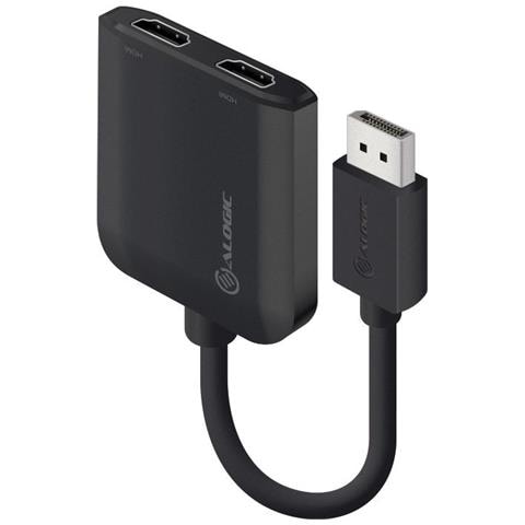 DP2HD-ADP cavo e adattatore video DisplayPort 2 x HDMI Nero - Foto 1