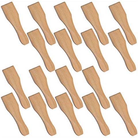 Paletta Da Raclette In Legno, 6 Pezzi, 130 X 40 X 3 Mm (24)  - Foto 2