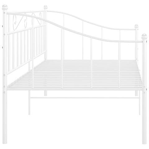 Telaio Divano Letto Bianco In Metallo 90x200 Cm - Foto 2