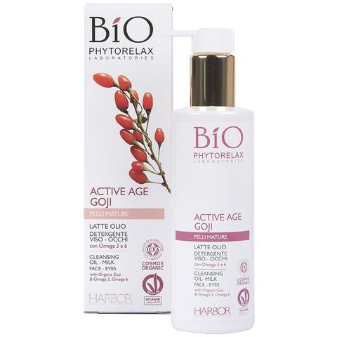 Goji Latte Olio Detergente Nutriente Viso Occhi 200 Ml - Foto 1