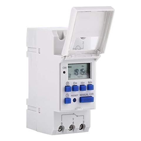 Guida Din Timer Digitale Programmabile Interruttore Display Lcd Settimanale 7 Giorni Elettronico Programmabile Rel (220v)  - Foto 1