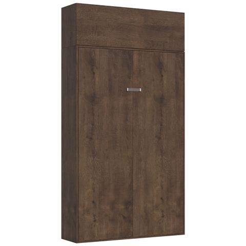 Letto Francese 140 Kentaro Verticale A Scomparsa Noce Con Pensile - Foto 6