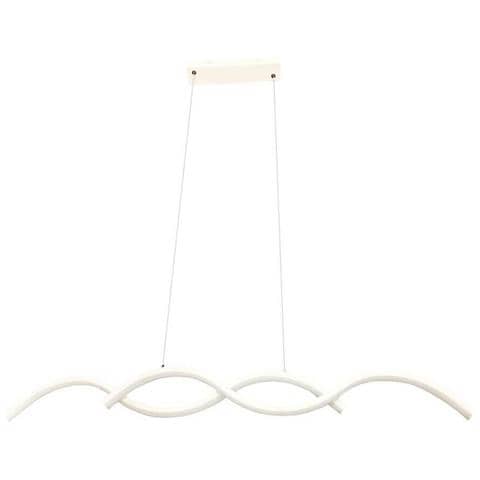 Lampadario Led A Sospensione 25 W Luce Bianca 6500k Lampada Twist Moderno A43bf - Foto 4