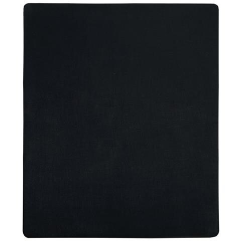 Lenzuola Con Angoli Jersey 2pz Nero 140x200 Cm Cotone - Foto 1