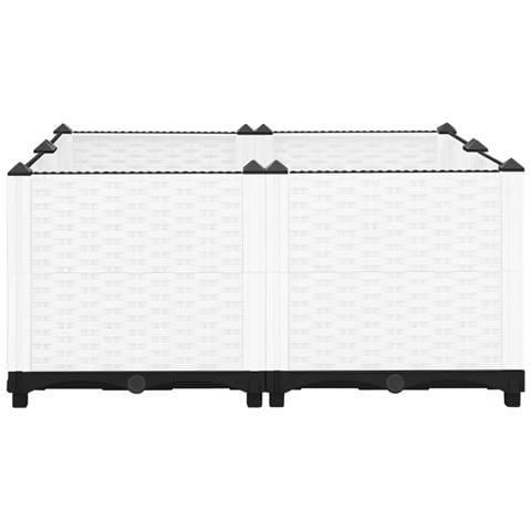 Fioriera Rialzata 80x80x38 Cm In Polipropilene - Foto 2