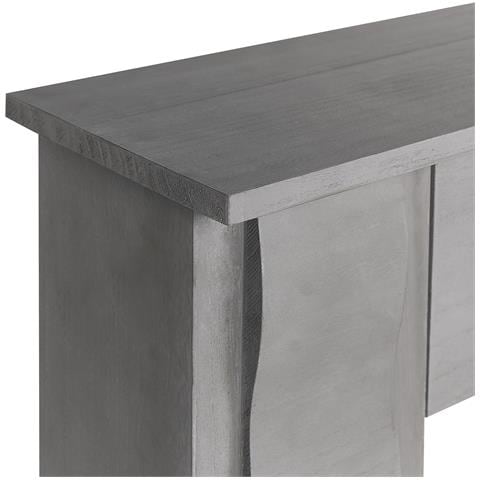 Cornice Per Caminetto Grigio 97 X 99 Cm Mandre - Foto 2