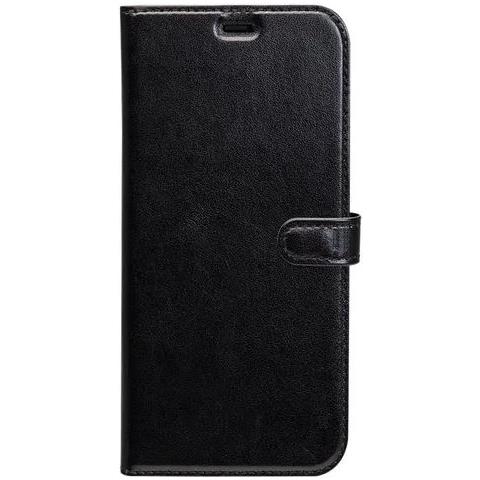 Custodia Per Iphone 12 / 12 Pro Folio Wallet Con Linguetta Magnetica, Nero - Foto 1