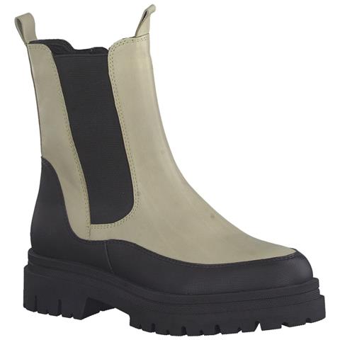 Beige Casual Closed Booties Stivaletti Pelle Scarpe Donna Beige Eu 39, 2-25497-29 436 - Foto 2