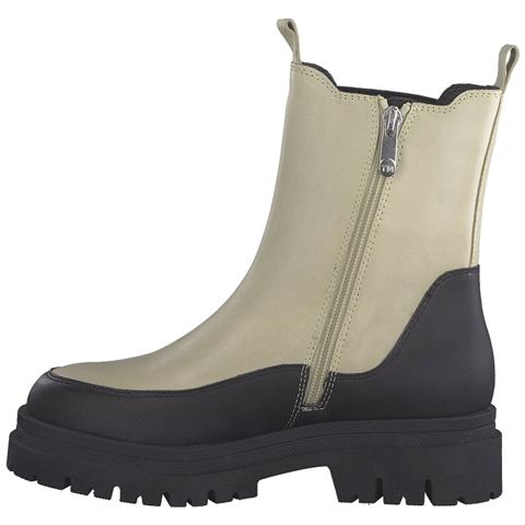 Beige Casual Closed Booties Stivaletti Pelle Scarpe Donna Beige Eu 39, 2-25497-29 436 - Foto 3