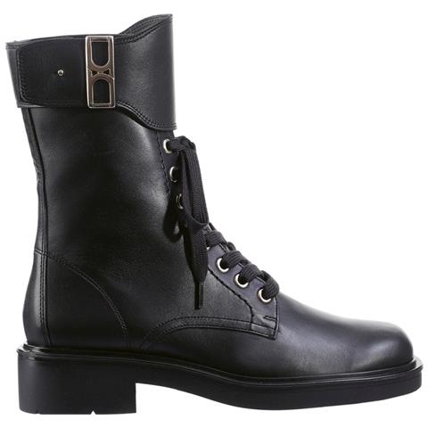Nick Booties Stivaletti Pelle Scarpe Donna Nero Eu 37.5, 6-101943 0100 - Foto 2