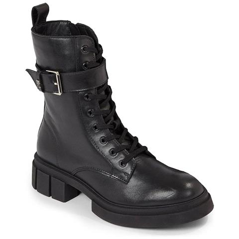 Cool Feminine Bikerboot Stivaletti Pelle Scarpe Donna Nero Eu 36, Fw0fw07322 Bds - Foto 1