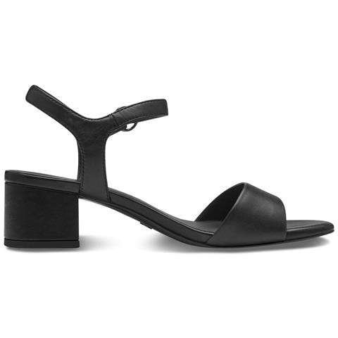 Black Casual Open Sandals Sandali Pelle Scarpe Donna Nero Eu 36, 1-28250-42 001 - Foto 3