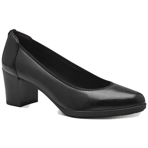 Black Elegant Closed Pumps High Scarpe Con Tacco Pelle Scarpe Donna Nero Eu 38, 1-22416-43 001 - Foto 1